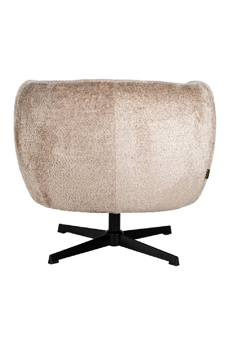 Fauteuil pivotant en tissu | Richmond Estelle | Meubleluxe.fr