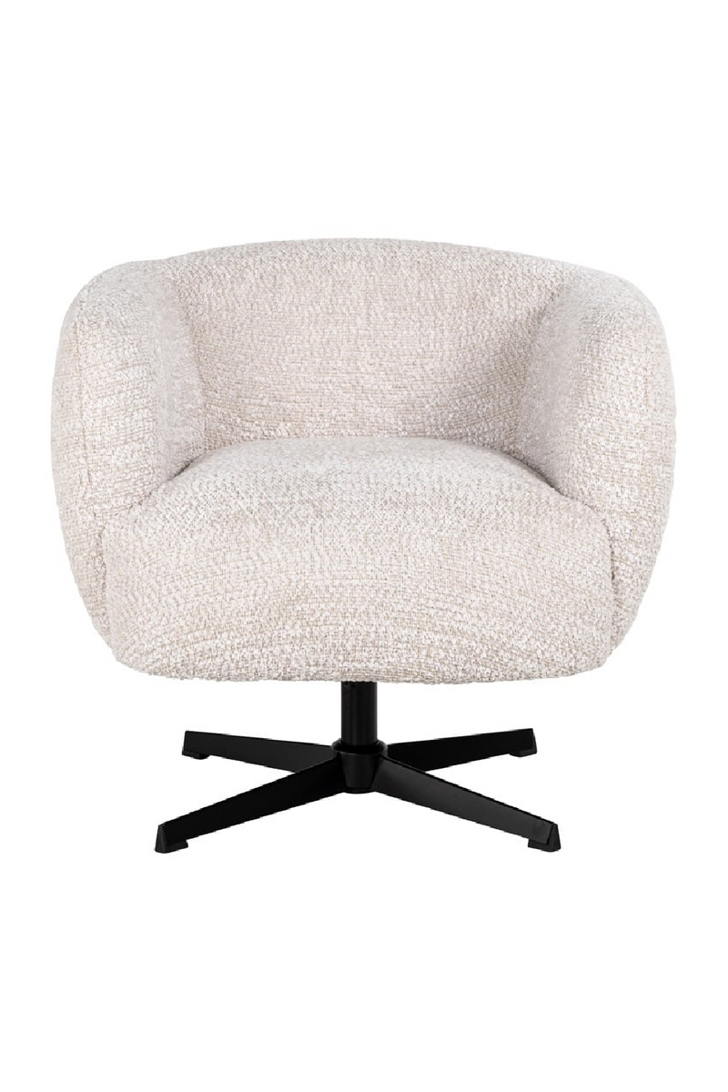 Fauteuil pivotant en tissu | Richmond Estelle | Meubleluxe.fr