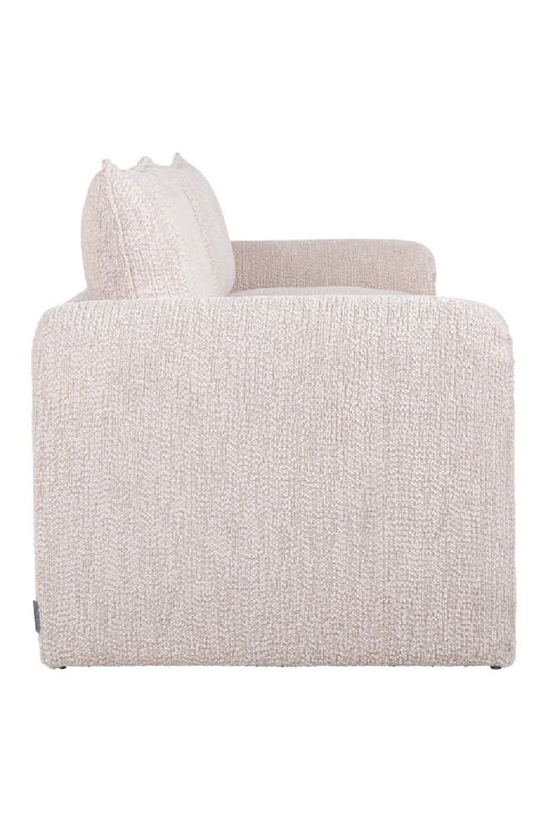 Canapé moderne en chenille beige | Richmond Sandro | Meubleluxe.fr