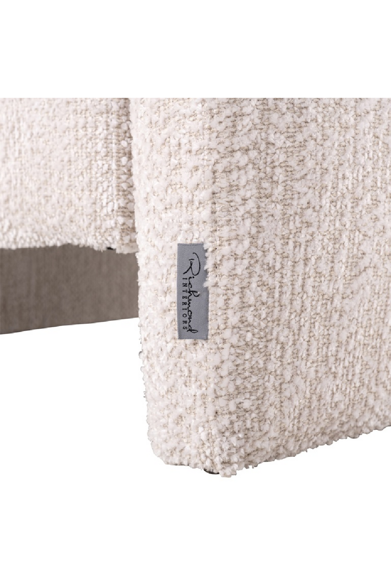 Canapé moderne en chenille beige | Richmond Sandro | Meubleluxe.fr