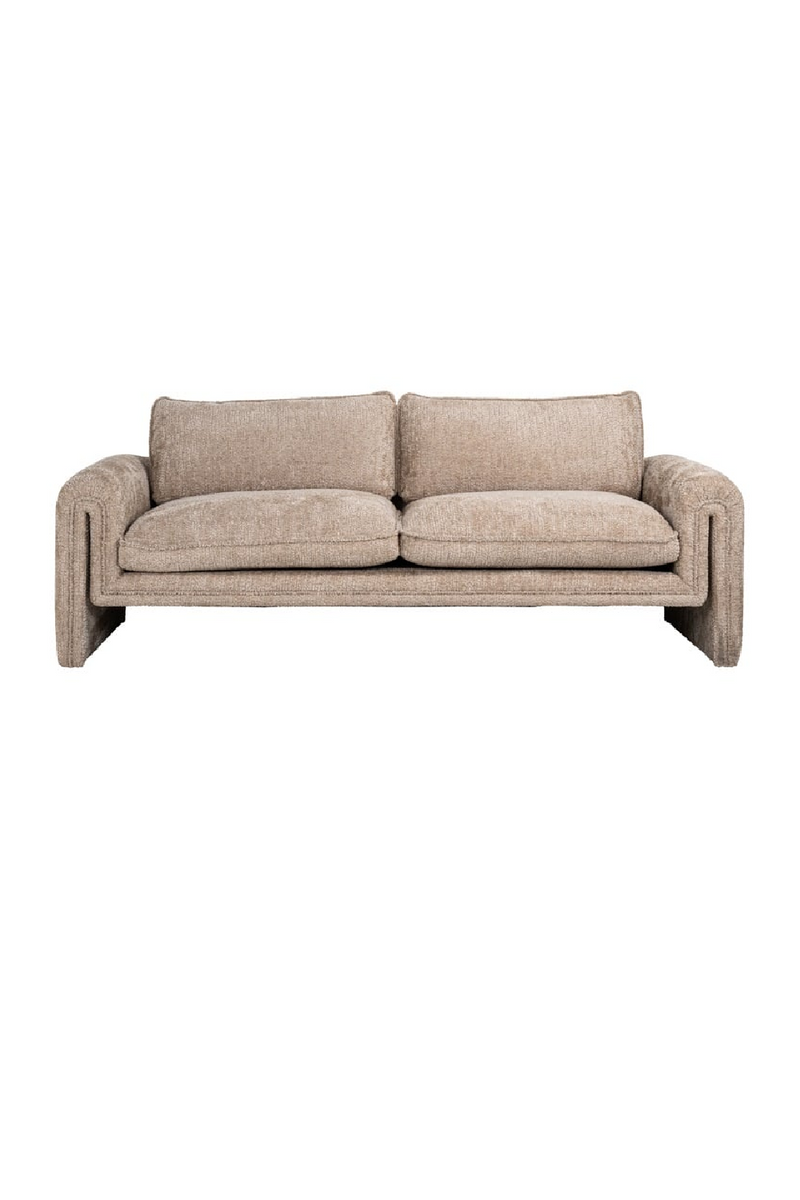 Canapé moderne en chenille beige | Richmond Sandro | Meubleluxe.fr