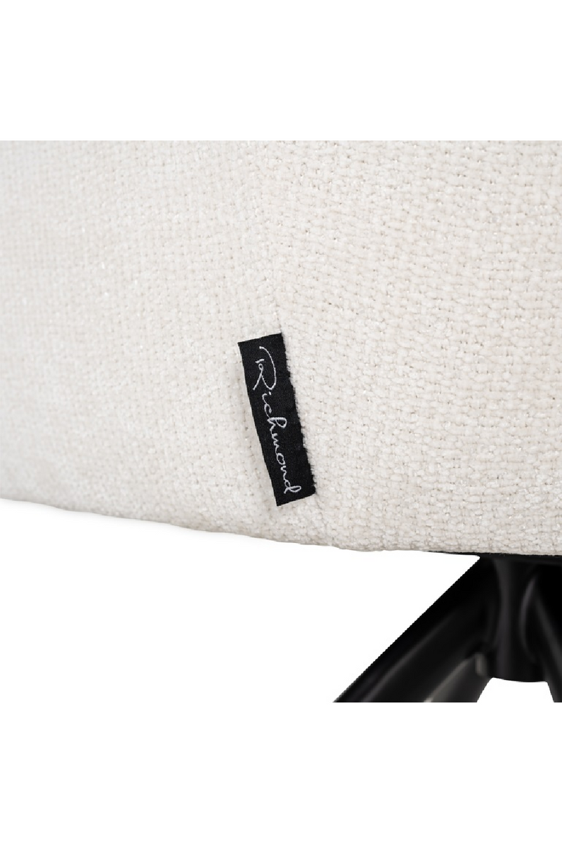 Chaise pivotante blanche | Richmond Benthe | Meubleluxe.fr