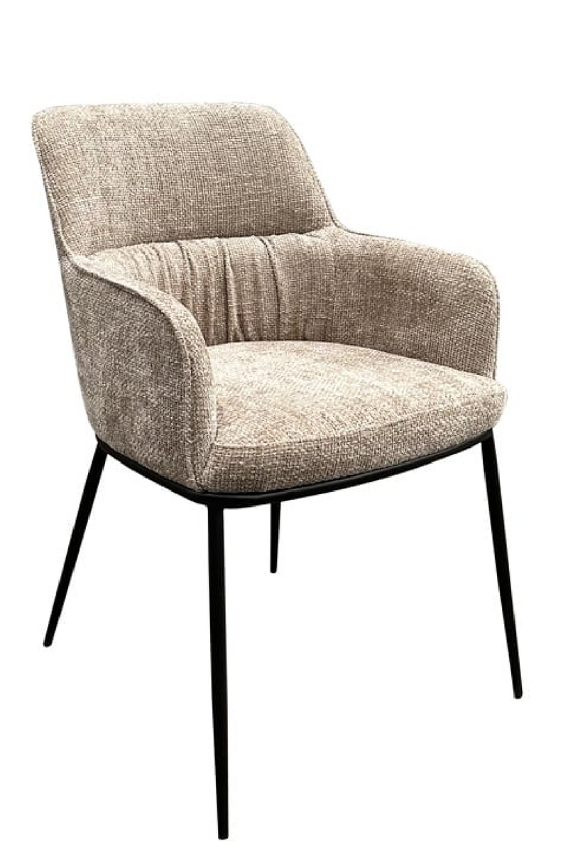 Chaise de salle à manger beige | Richmond Bella| Meubleluxe.fr