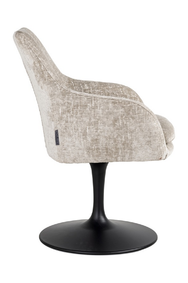 Chaise pivotante en tissu | Richmond Marlon | Meubleluxe.fr