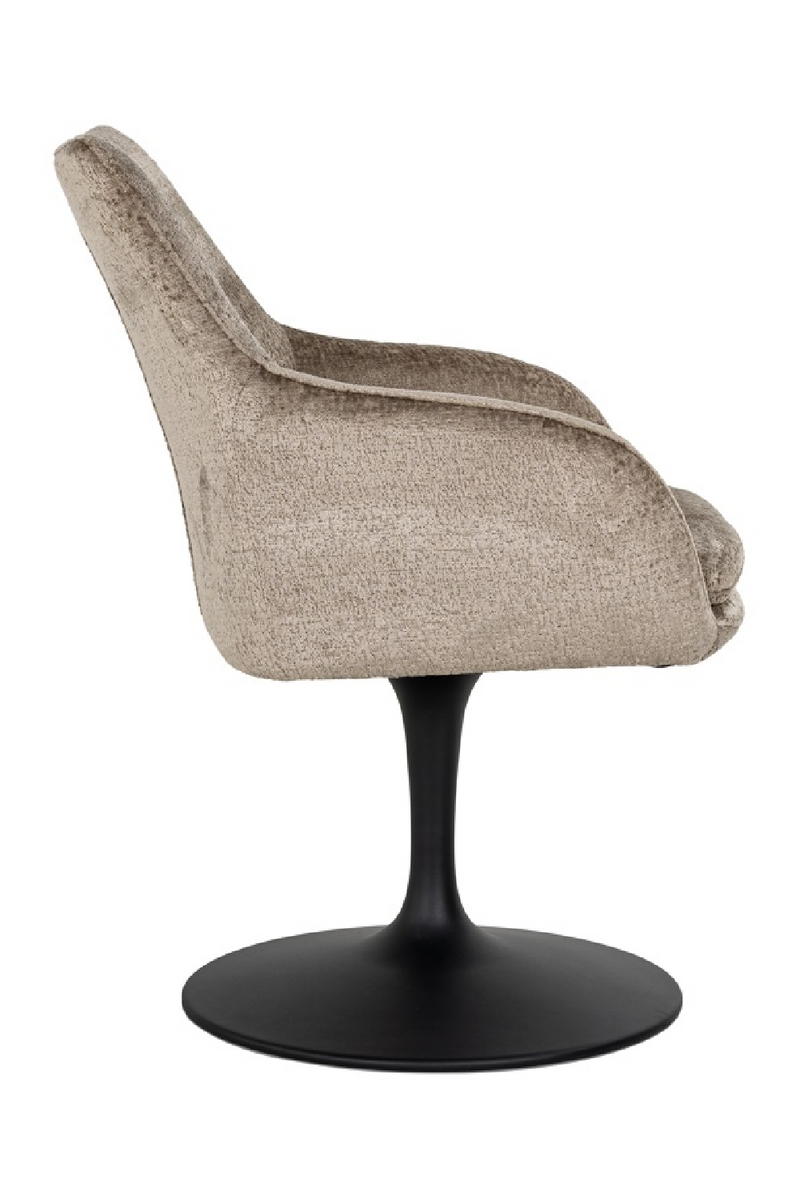 Chaise pivotante en tissu | Richmond Marlon | Meubleluxe.fr