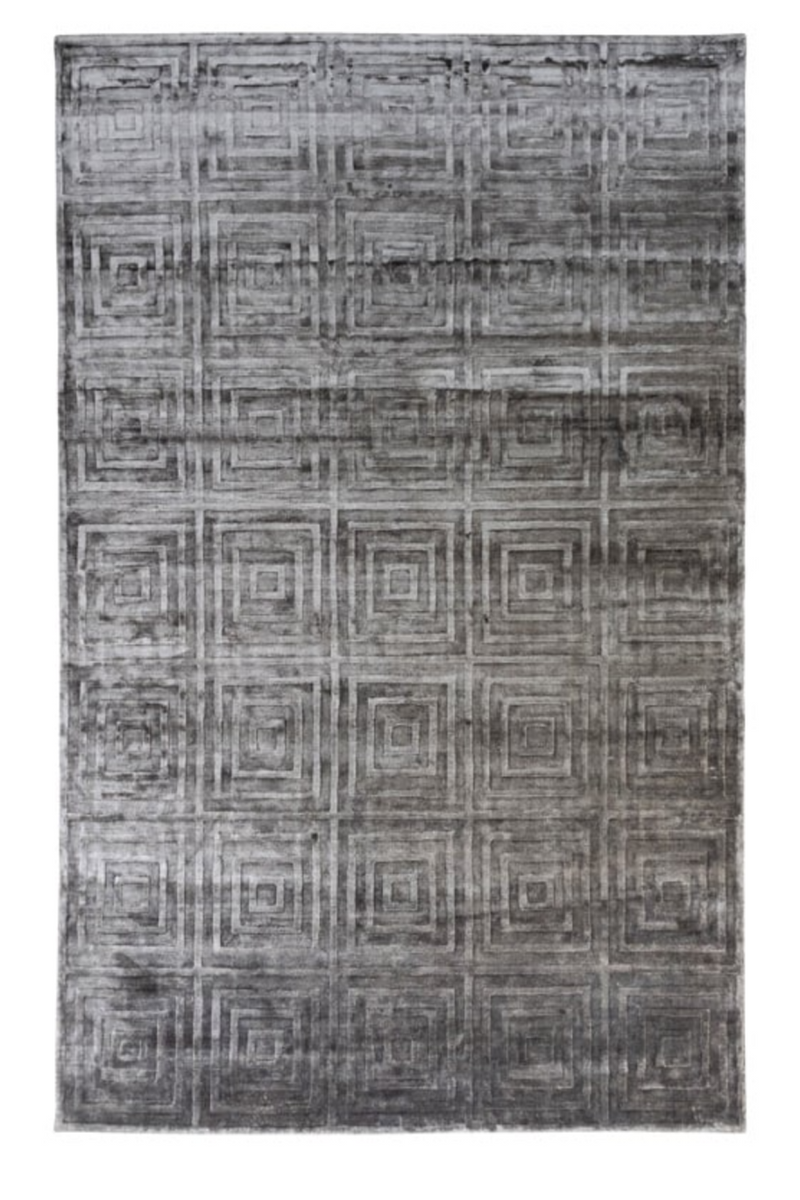 Tapis à motifs gris | Richmond Iggy | Meubleluxe.fr