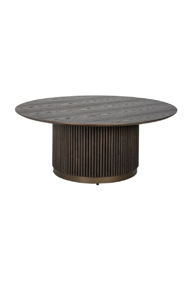 Table basse ronde en bois | Richmond Luxor | Meubleluxe.fr