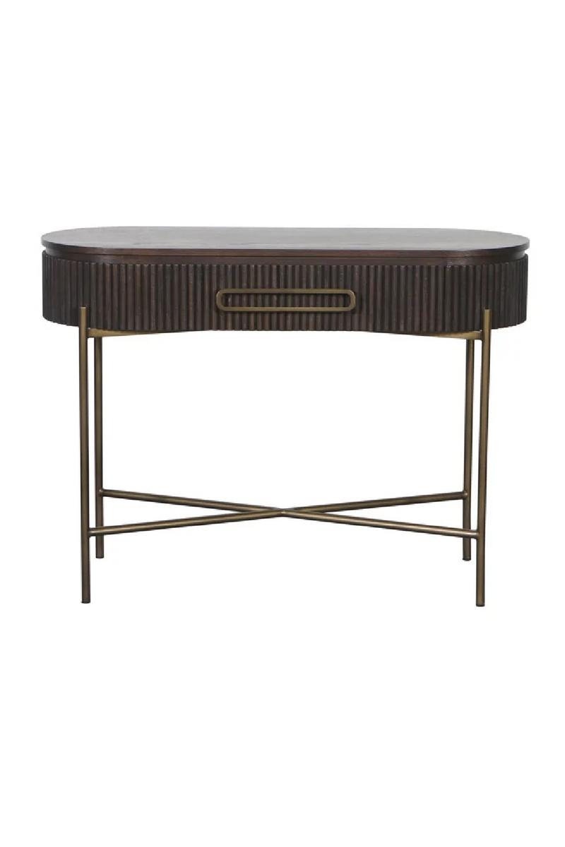 Table console en chêne à tiroirs | Richmond Luxor | Meubleluxe.fr