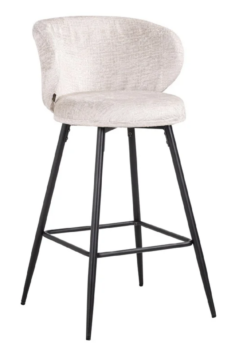 Tabourets de bar crème (Lot de 2)  | Richmond Mimi | Meubleluxe.fr