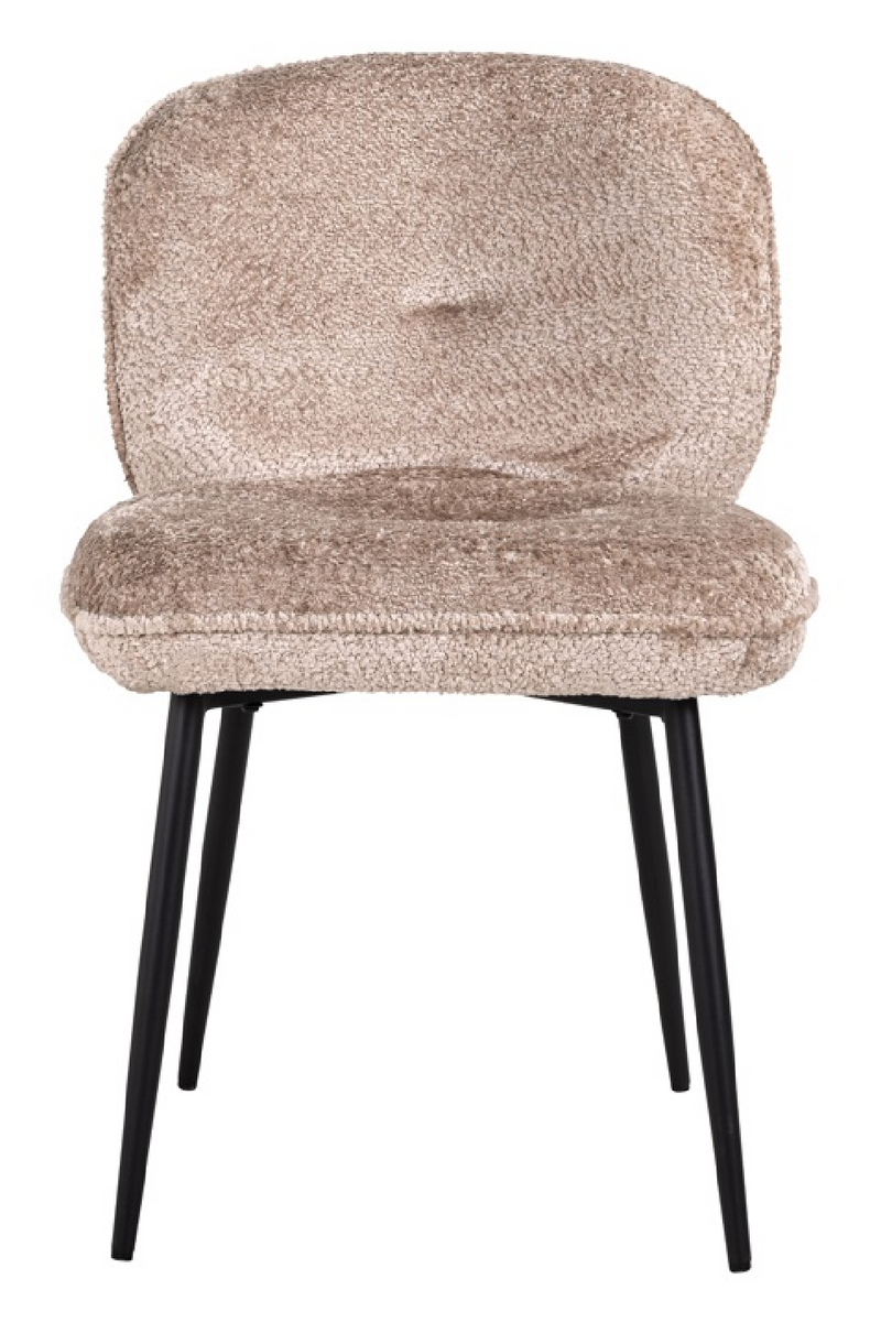 Chaises de salle à manger capitonnées beige (Lot de 2) | Richmond Kiki | Meubleluxe.fr