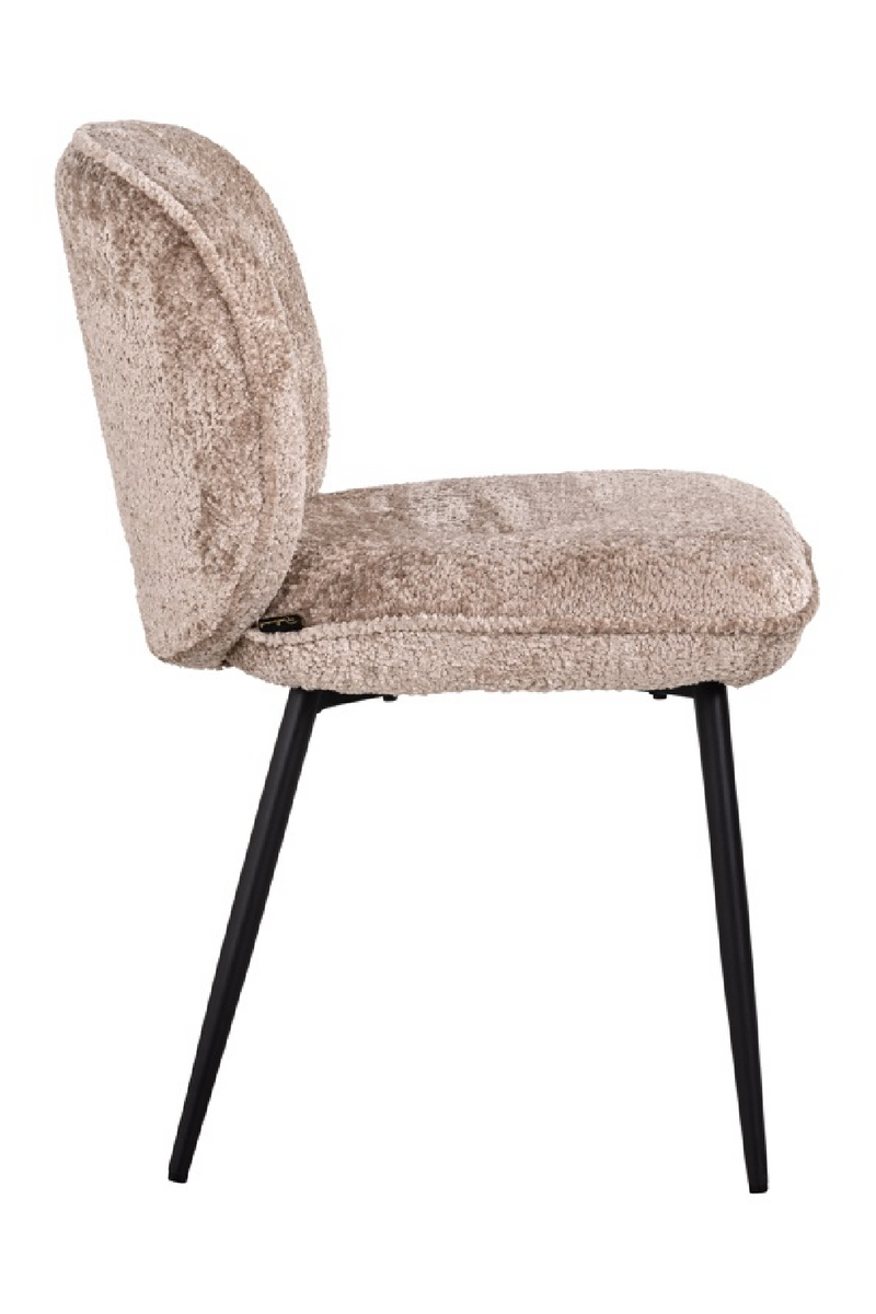 Chaises de salle à manger capitonnées beige (Lot de 2) | Richmond Kiki | Meubleluxe.fr