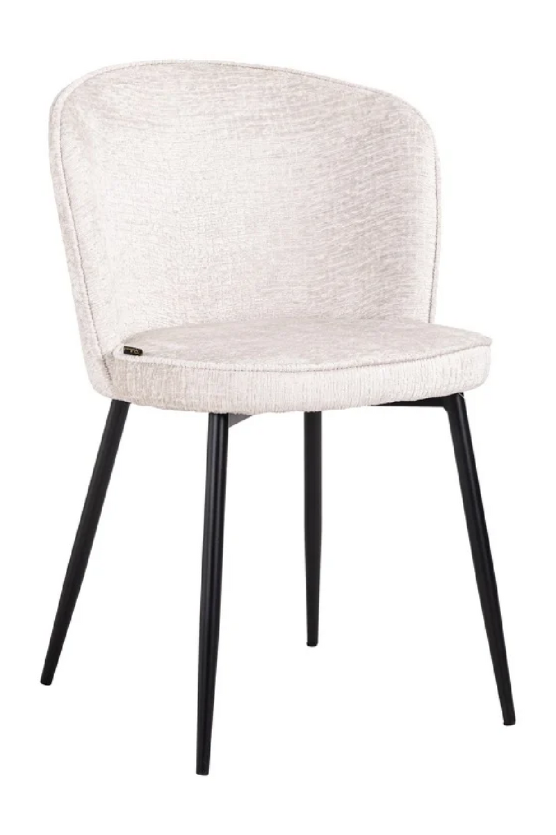 Chaises de salle à manger capitonnées minimalistes (Lot de 2) | Richmond Sandy | Meubleluxe.fr