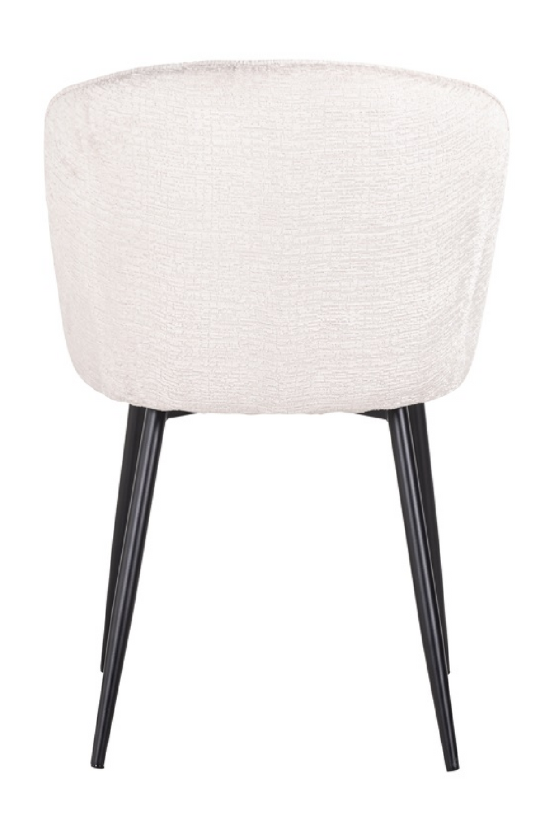 Chaises de salle à manger capitonnées crème (Lot de 2) | Richmond Sandy | Meubleluxe.fr