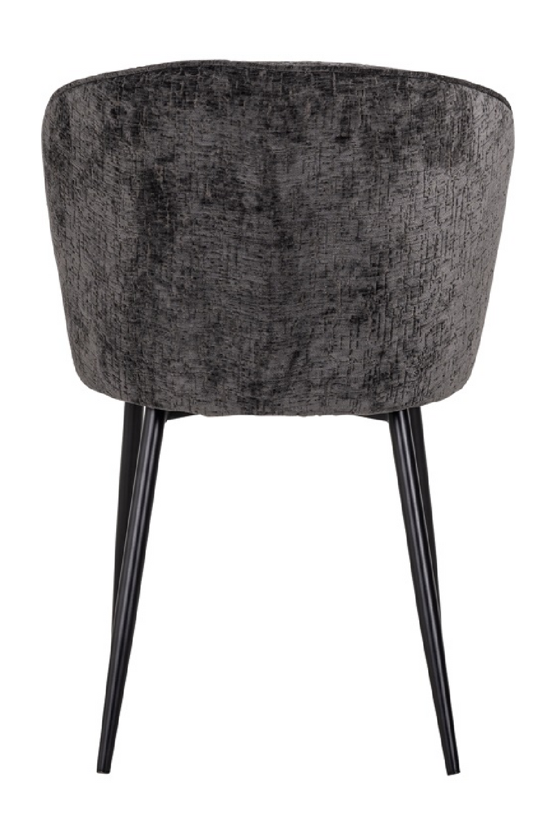 Chaises de salle à manger capitonnées anthracite (Lot de 2) | Richmond Sandy | Meubleluxe.fr