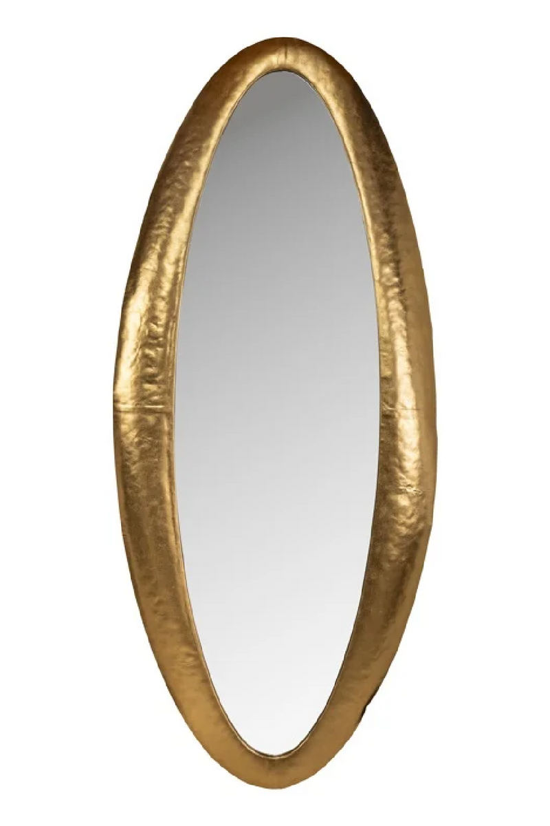 Miroir oval doré | Richmond Belia | Meubleluxe.fr