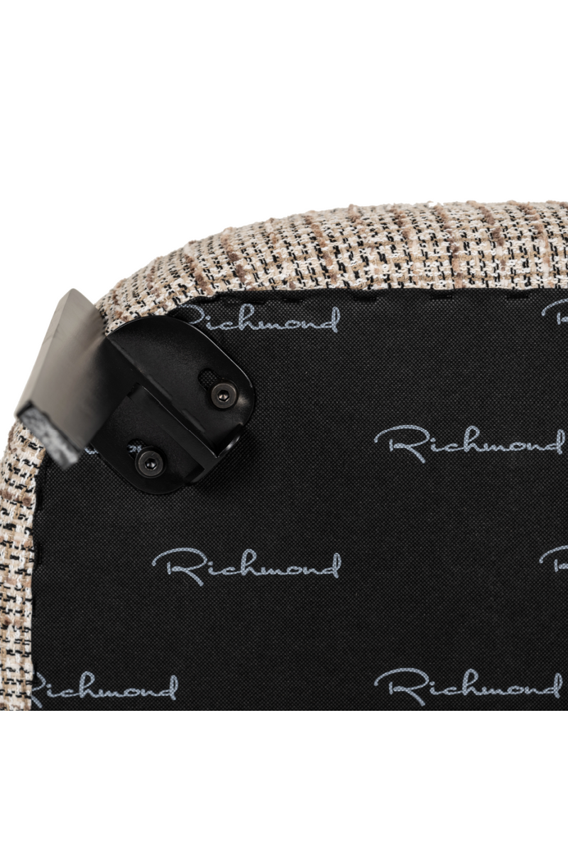 Fauteuil en tissu gris | Richmond Venus | Meubleluxe.fr