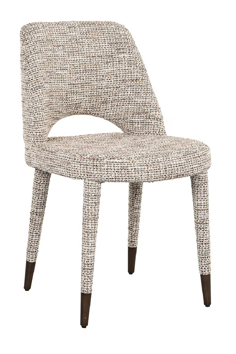 Chaise de salle à manger en tissu beige | Richmond Cecilia | Meubleluxe.fr