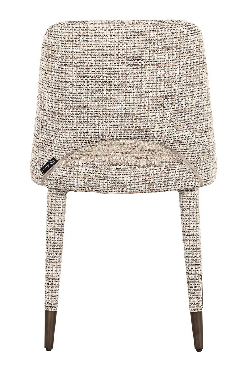 Chaise de salle à manger en tissu beige | Richmond Cecilia | Meubleluxe.fr