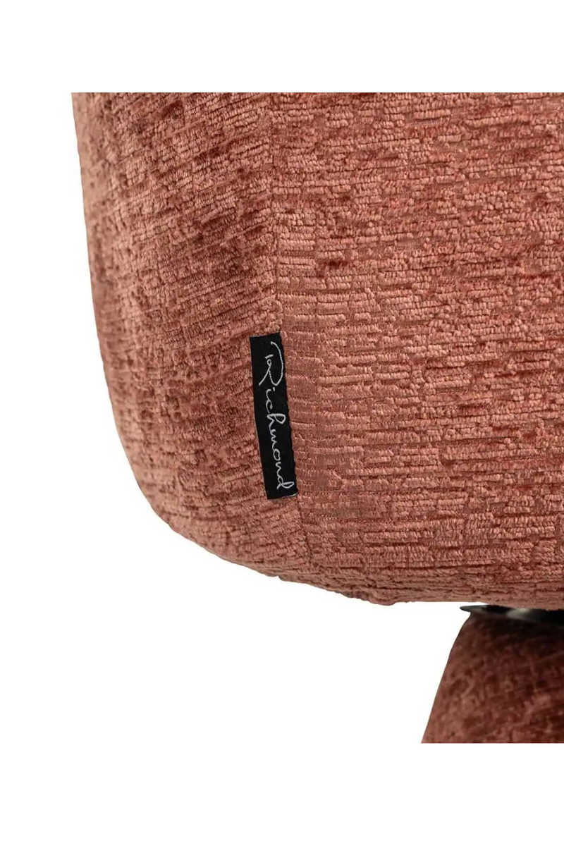 Chaise pivotante à piédestal rose blush | Richmond Madeline | Meubleluxe.fr