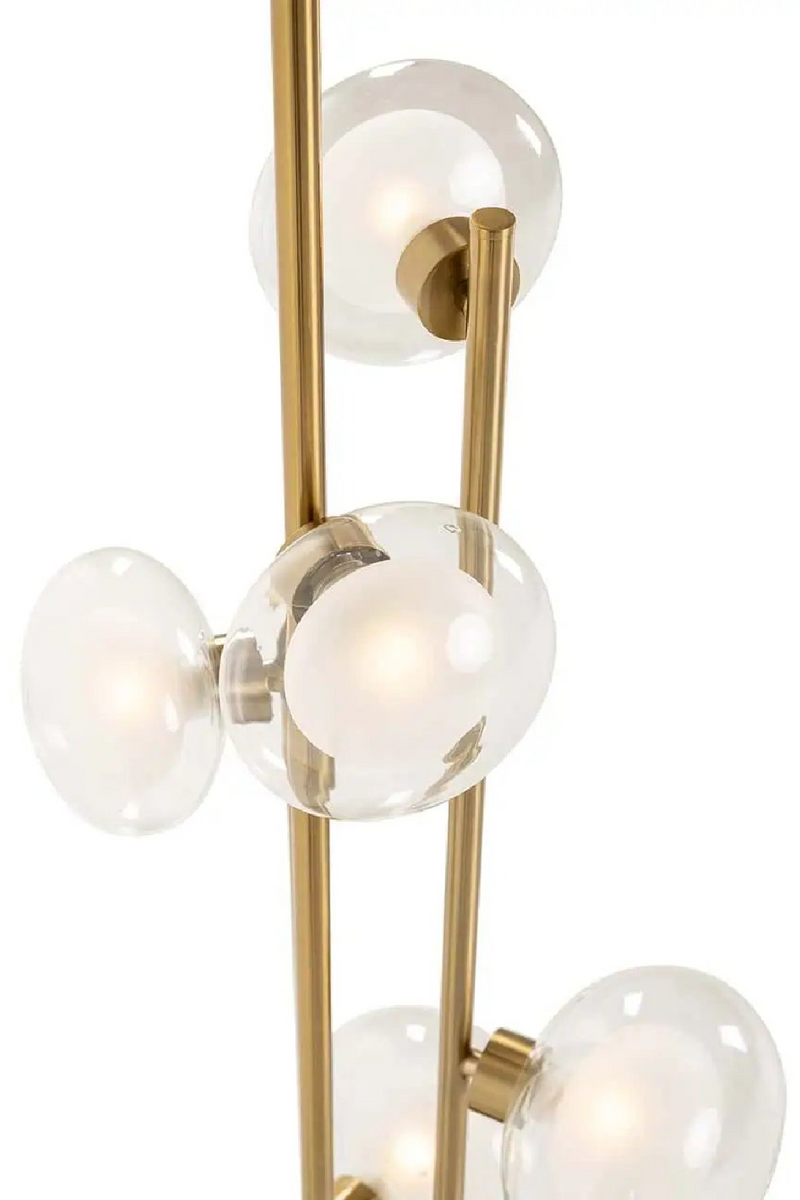 Lampadaire moderne en laiton doré | Richmond Luva | Meubleluxe.fr