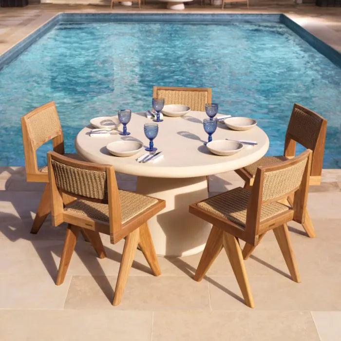 Concrete Outdoor Dining Table | Eichholtz Cleon M