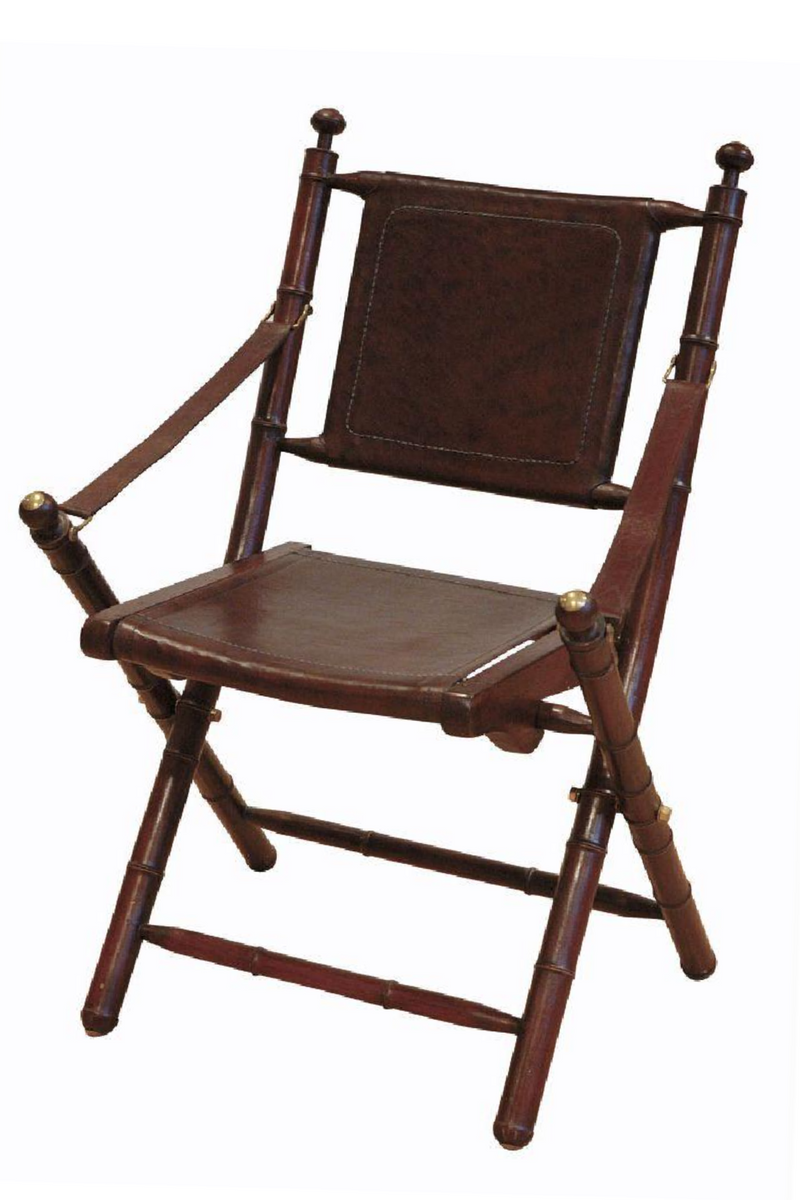 Chaise en bois pliante | Eichholtz Bolsena | Meubleluxe.fr