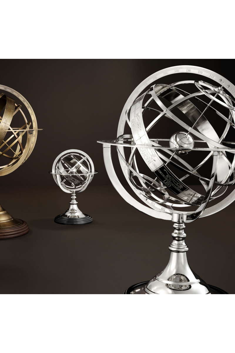 Globe décoratif argent | Eichholtz Globes L  | Meubleluxe.fr