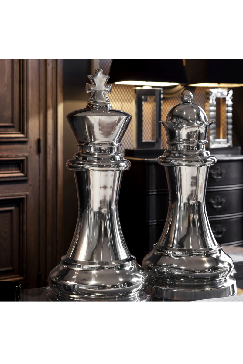 Figurine Le Roi et la Reine | Eichholtz Chess  | Meubleluxe.fr
