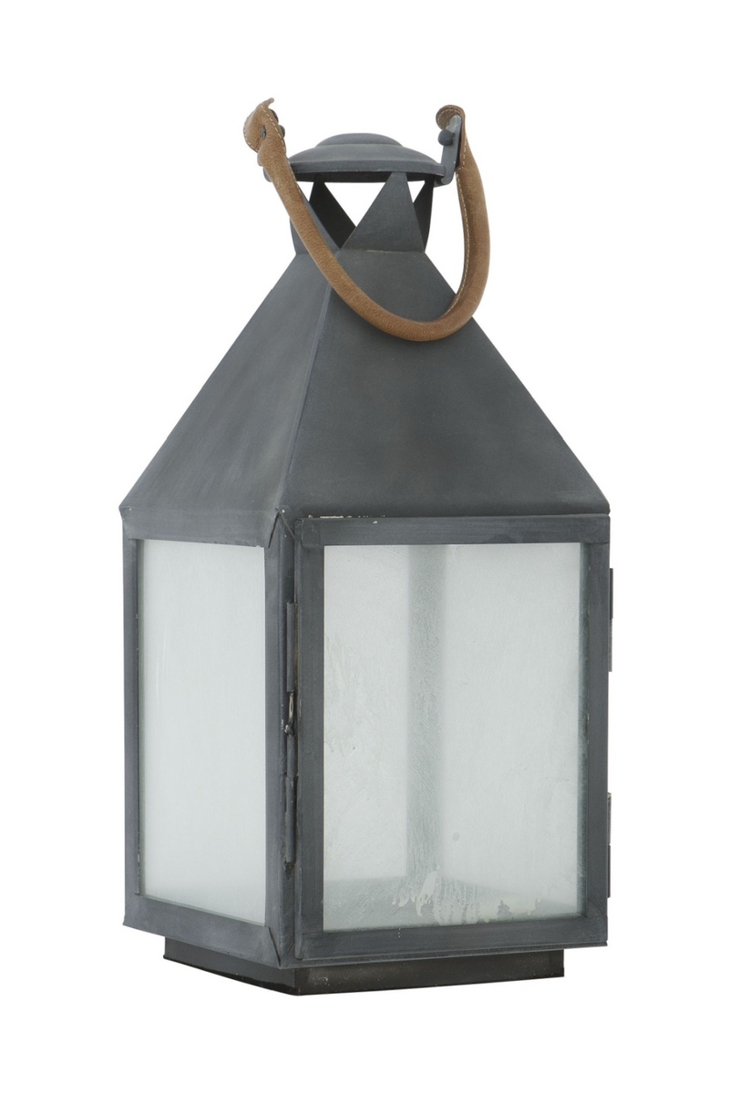 Lanterne en verre avec poignets S | Eichholtz Vanini | Meubleluxe.fr