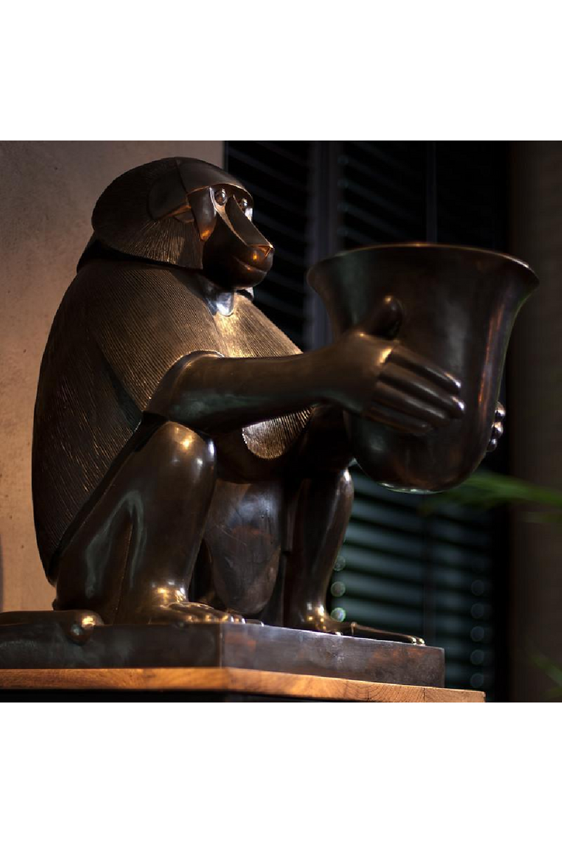 Statue décorative en bronze | Eichholtz Monkey | Meubleluxe.fr