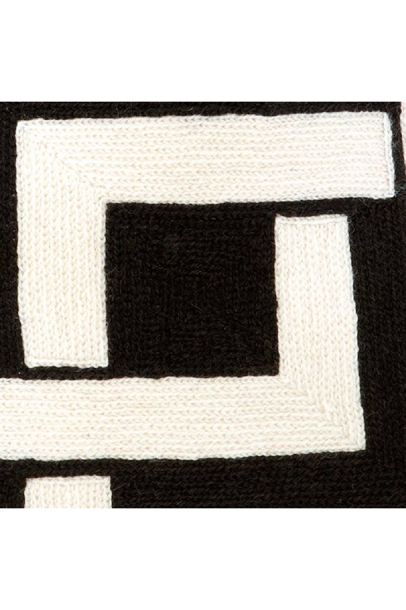 Coussin géométrique Noir & Blanc | Eichholtz Blakes | Meubleluxe.fr