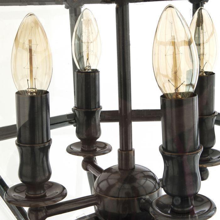 Lustre lanterne en bronze -S-  | Eichholtz Owen | Meuble Luxe vintage