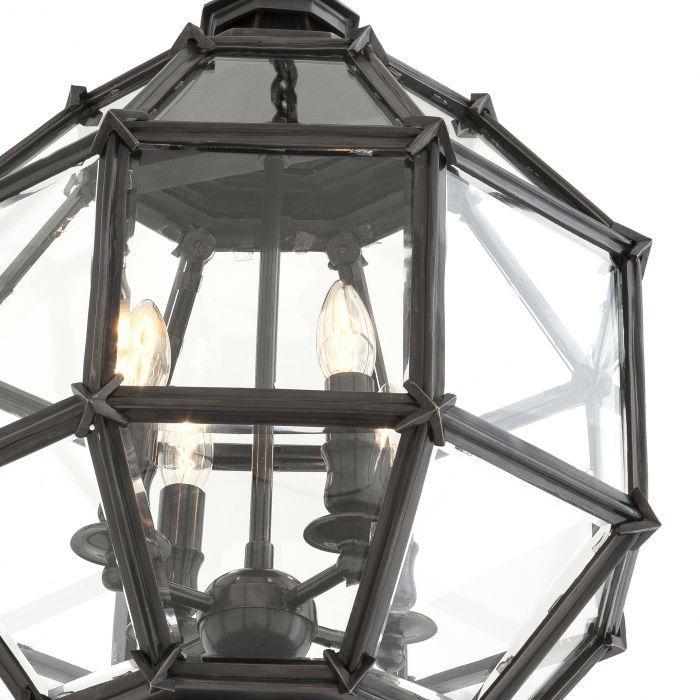 Lustre lanterne en bronze -S-  | Eichholtz Owen | Meuble Luxe vintage