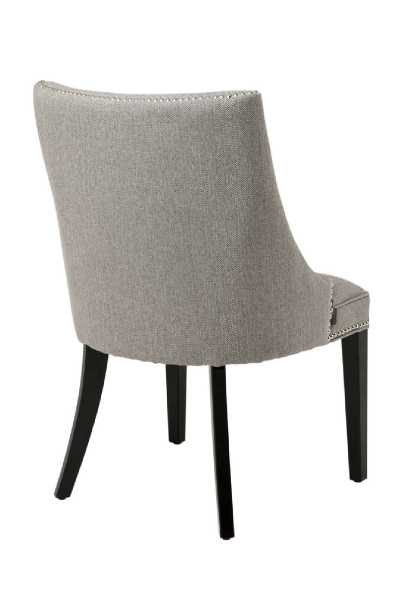Chaise de salle à manger à motif gris | Eichholtz Bermuda | Meubleluxe.fr
