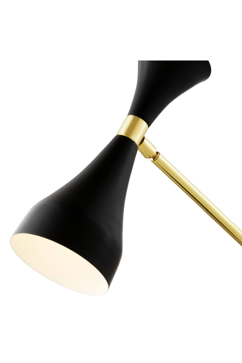 Lampe de bureau sablier en laiton | Eichholtz Cordero | Meubleluxe.fr