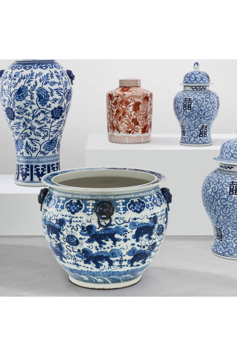 Ceramic Chinese Vase | Eichholtz Fishbowl | Meubleluxe.fr