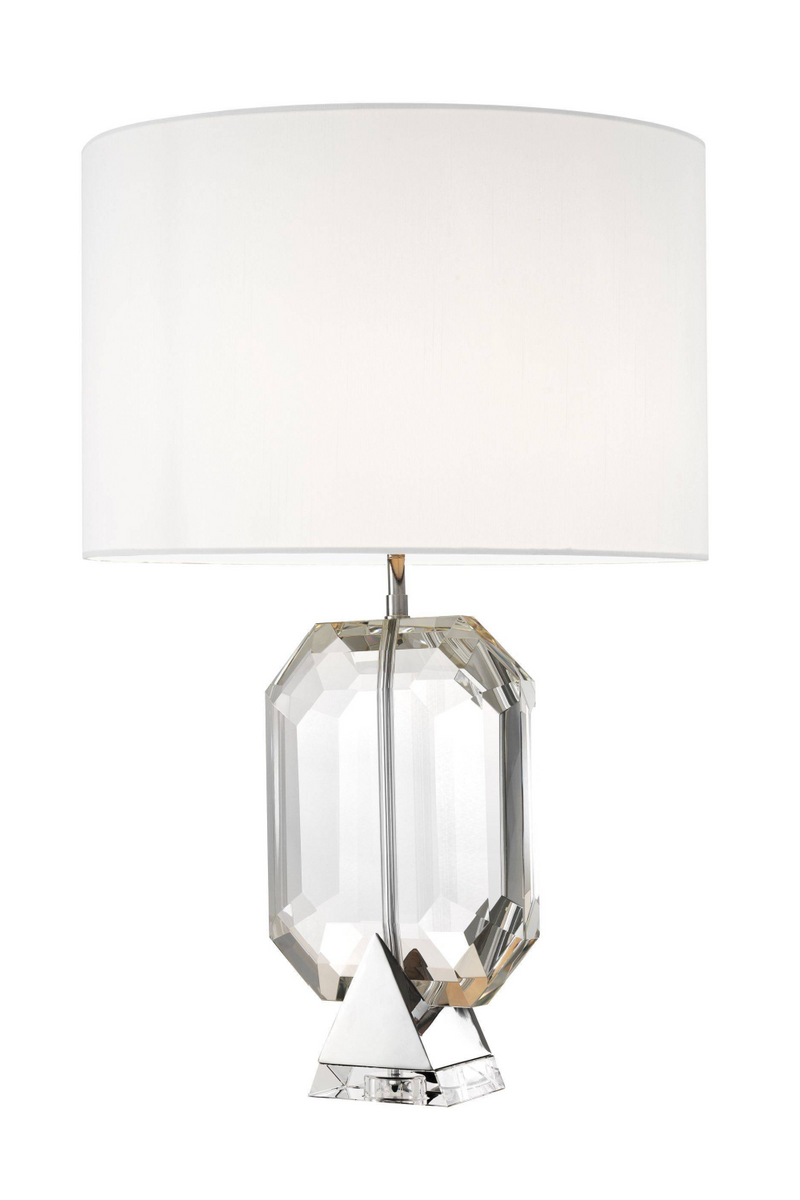 Lampe blanche en verre | Eichholtz Emerald | Meubleluxe.fr