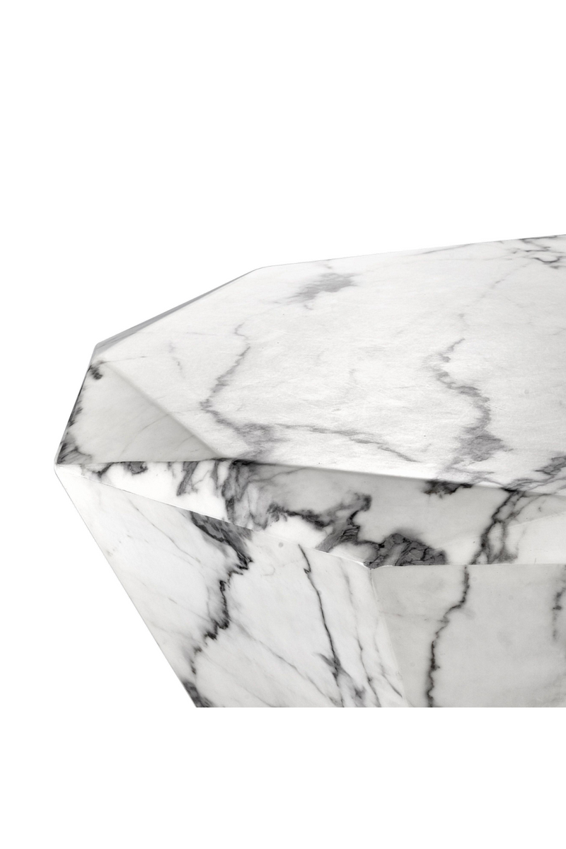 Table basse blanche | Eichholtz Diamond | Meubleluxe.fr