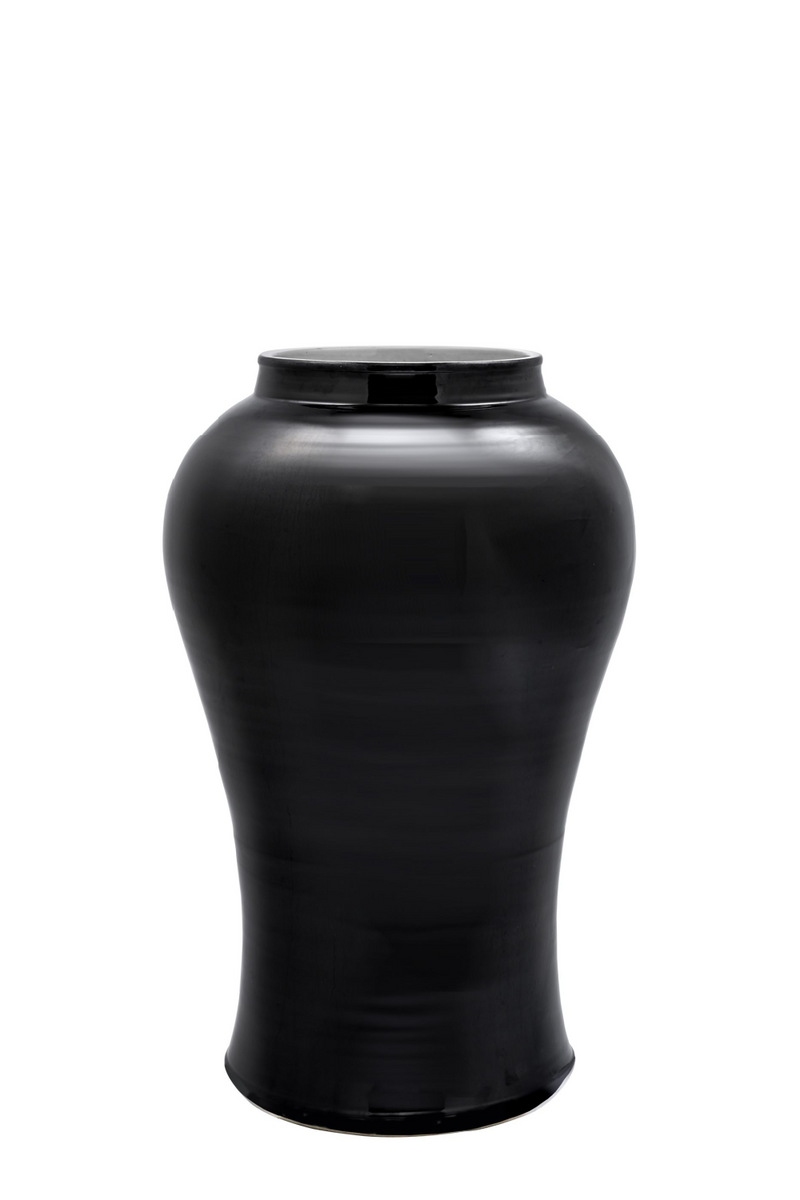 Vase en céramique noire  -L- | Eichholtz | Meubleluxe.fr