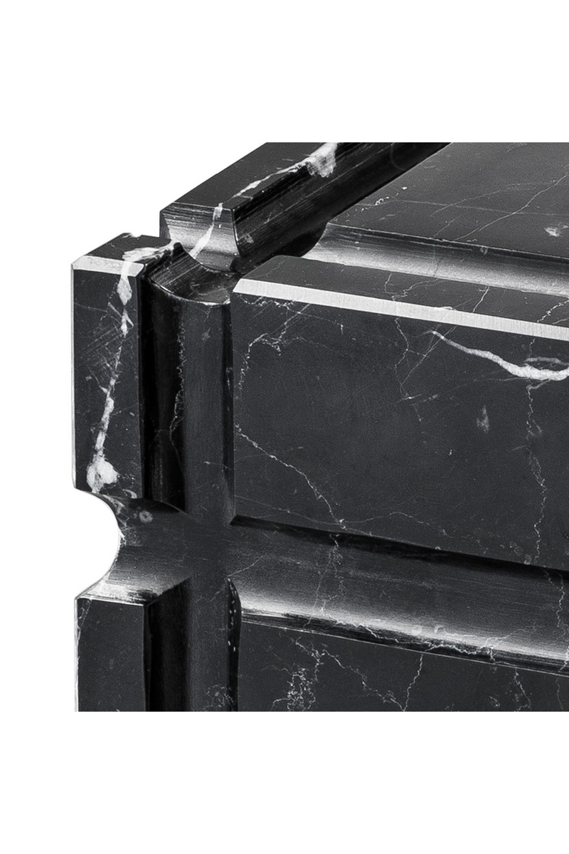 Cendrier en marbre noir | Eichholtz Nestor | Meubleluxe.fr