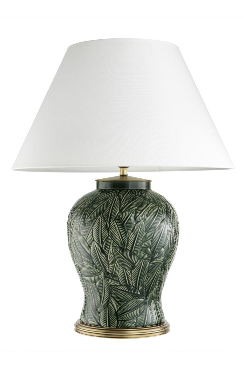 Lampe en céramique verte | Eichholtz Cyprus | Meubleluxe.fr