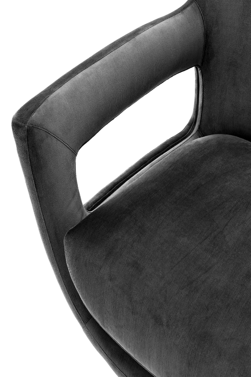 Chaise pivotante grise | Eichholtz Flavio | Meubleluxe.fr