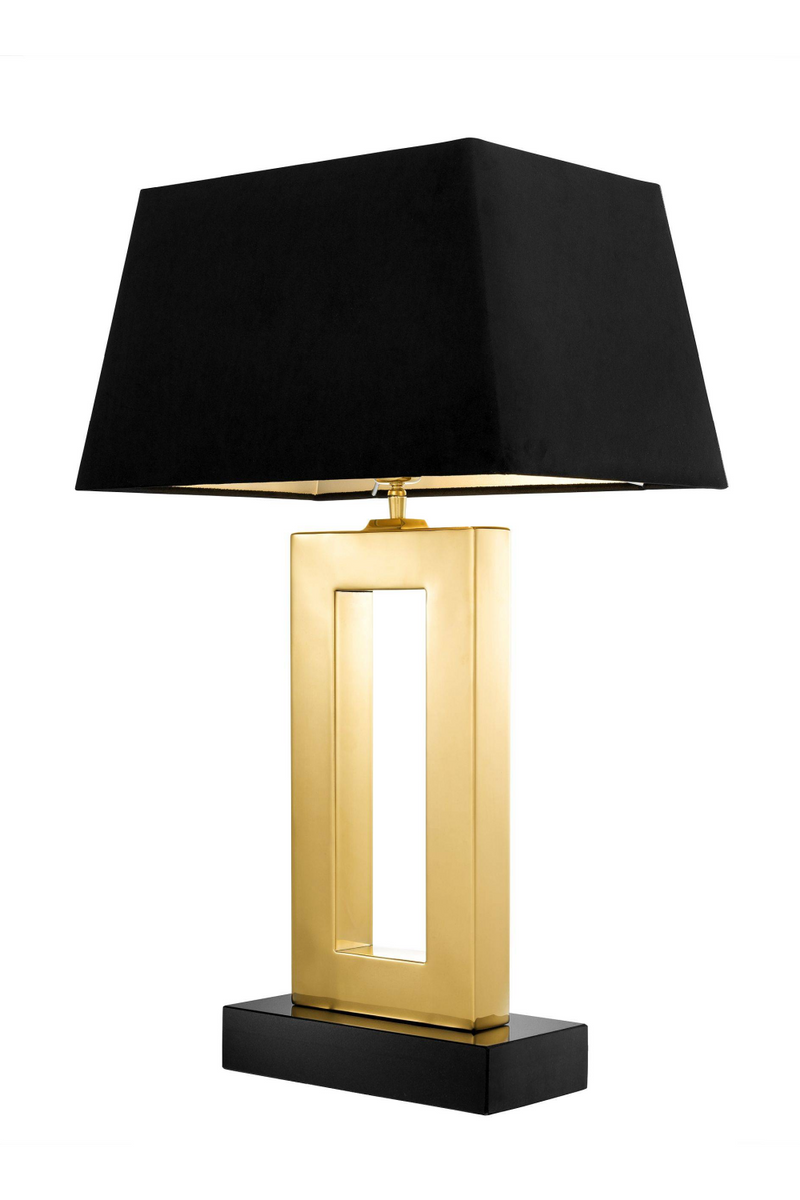 Lampe dorée et noire | Eichholtz Arlington | Meubleluxe.fr