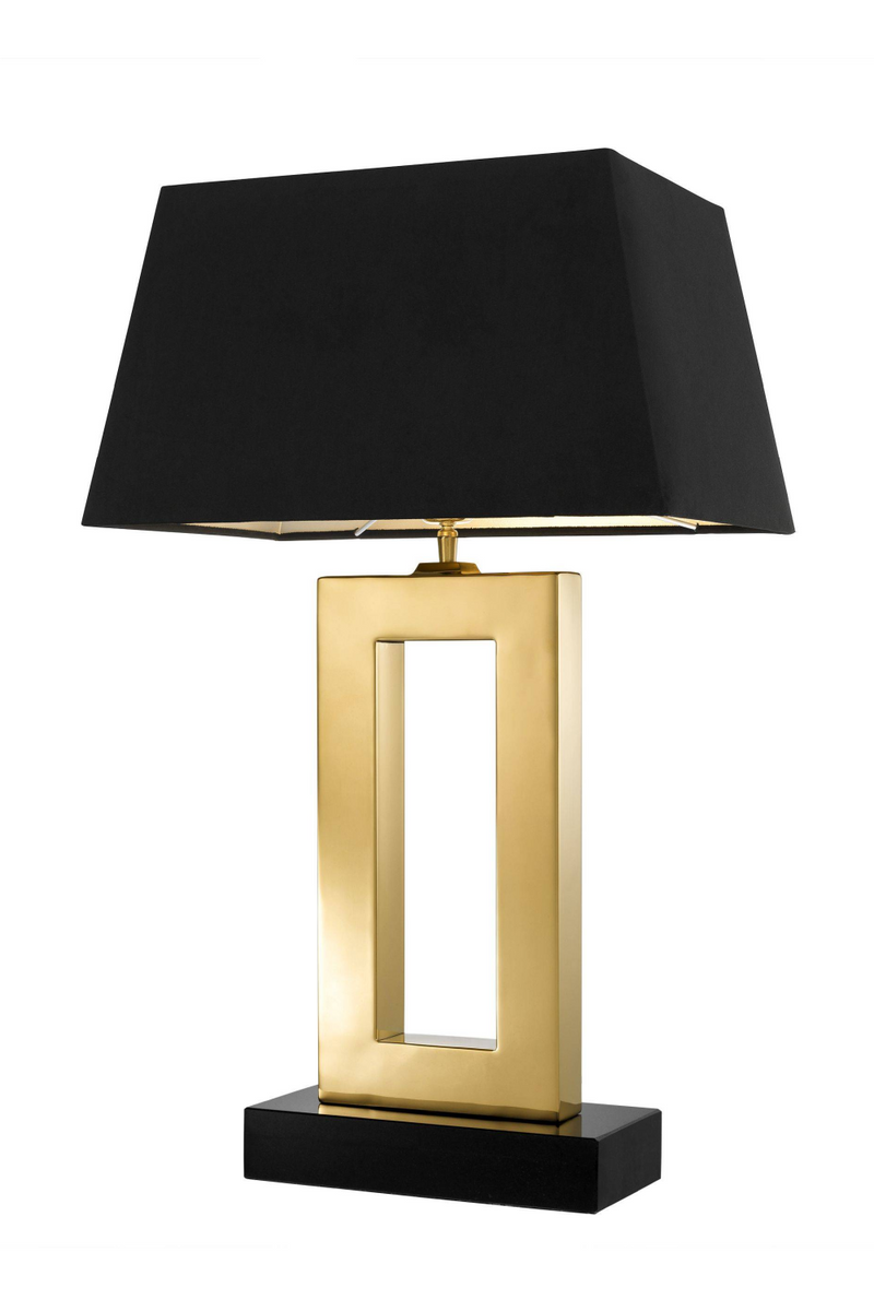 Lampe dorée et noire | Eichholtz Arlington | Meubleluxe.fr
