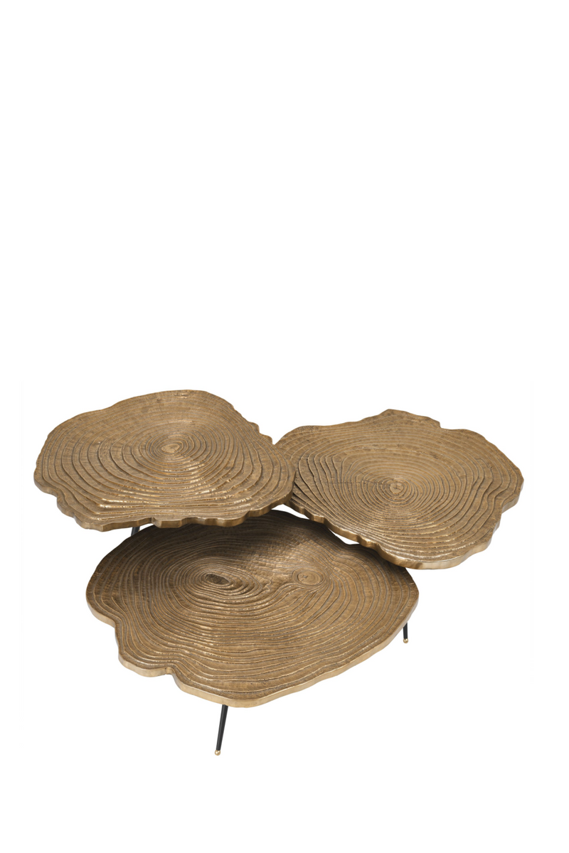 Table basse en bois (lot de 3) | Eichholtz Quercus | Meubleluxe.fr
