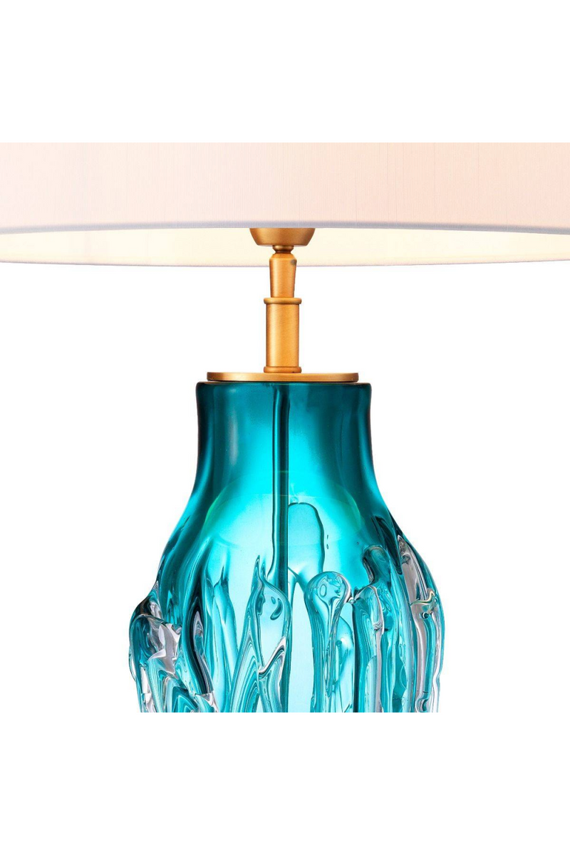 Lampe en verre turquoise | Eichholtz Torian | Meubleluxe.fr