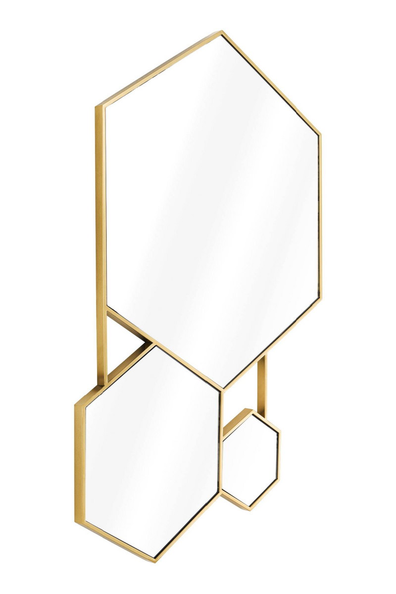 Miroir doré | Eichholtz Hexa | Meubleluxe.fr