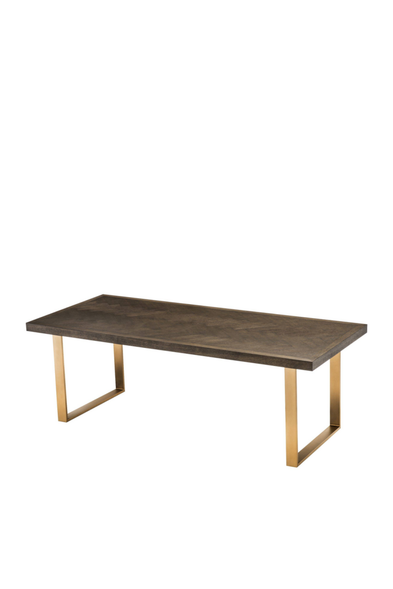 Table de salle à manger en chêne brun | Eichholtz Melchior | Meubleluxe.fr