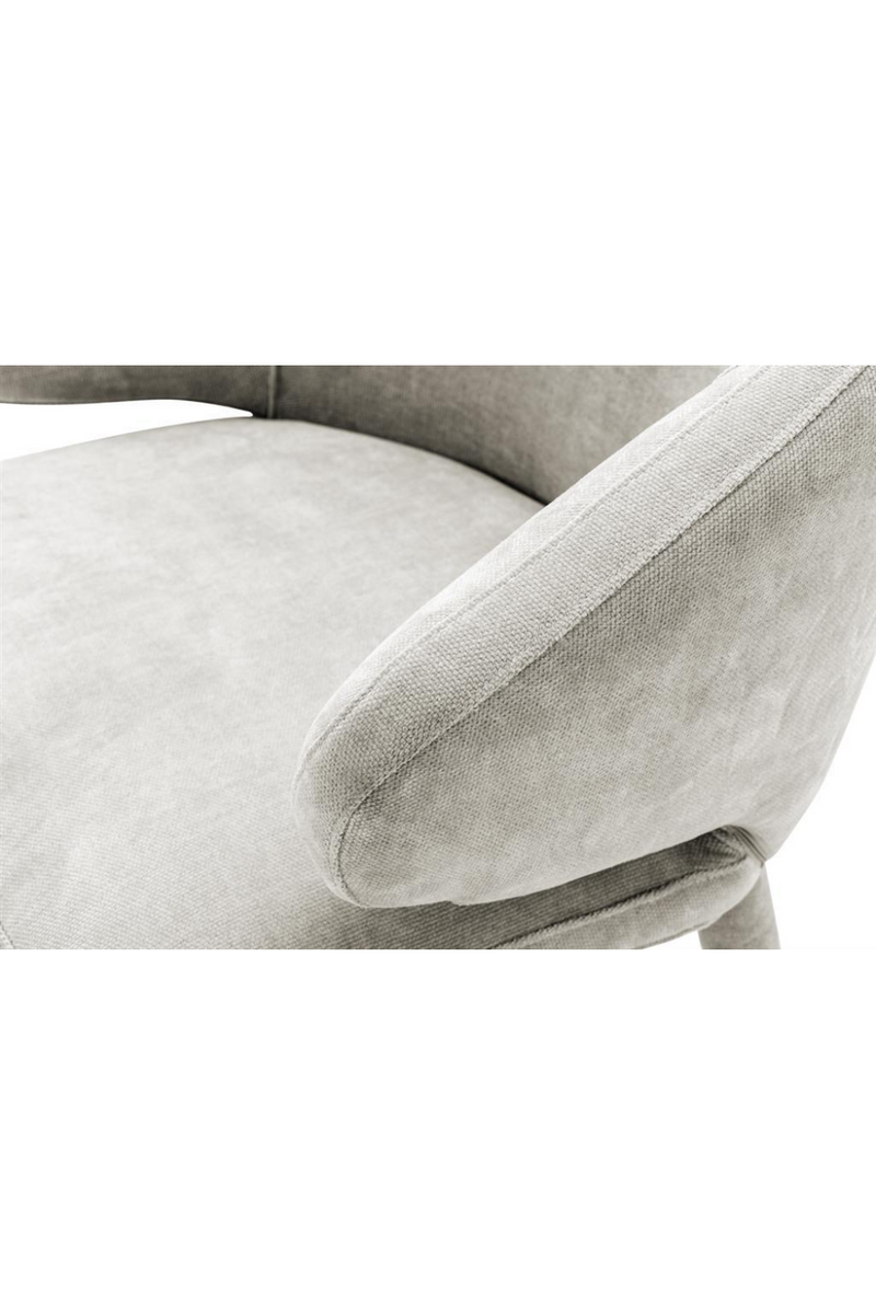 Chaise de salle à manger gris sable | Eichholtz Cardinale | Meubleluxe.fr