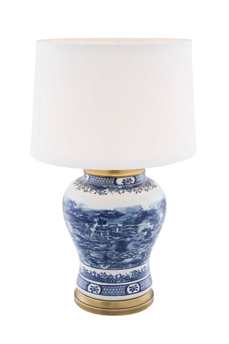 Lampe chinoise bleue | Eichholtz Chinese Blue | Meubleluxe.fr